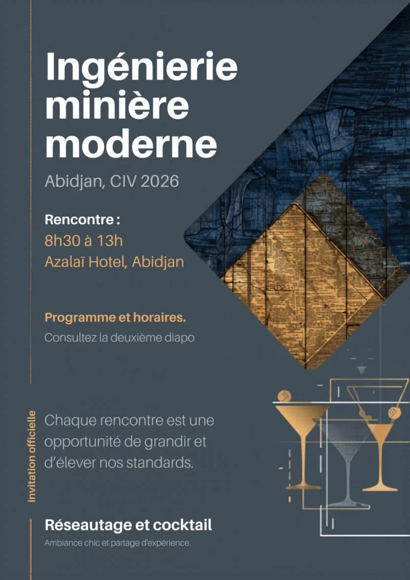 Affiche IMM 2026 — Masterclass Ingénierie minière moderne